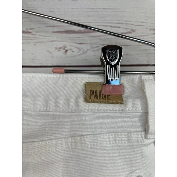 PAIGE Skinny Verdugo Ankle Jeans White 27 - Picture 9 of 10